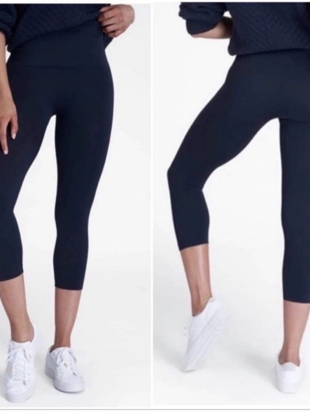 Spanx Navy Capri Compression Leggings size XL / 1X